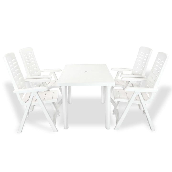 Set Mobilier De Exterior, 5 Piese, , Plastic