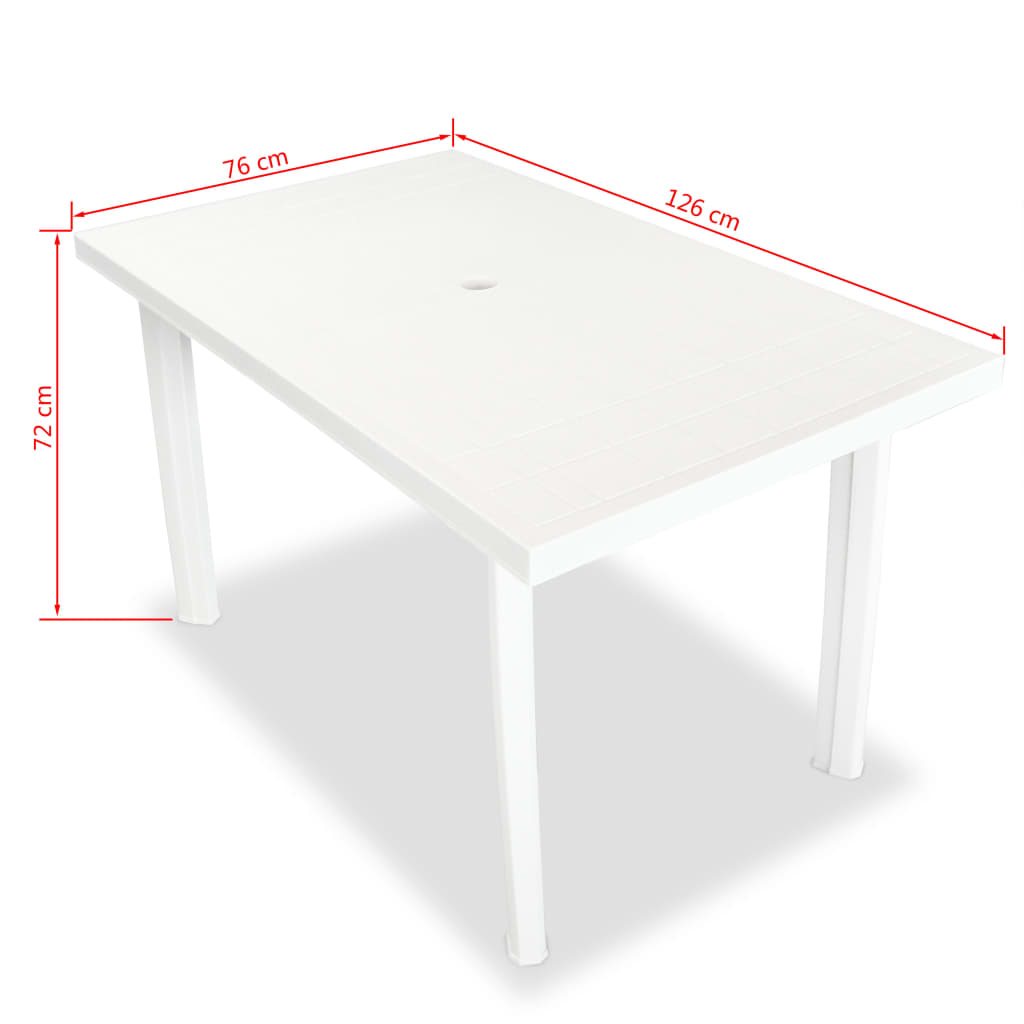 Set Mobilier De Exterior, 5 Piese, , Plastic