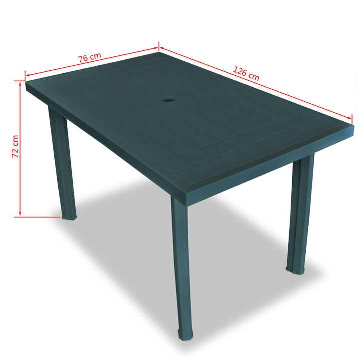 Set Mobilier De Exterior, 7 Piese, , Plastic