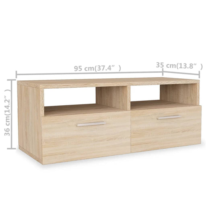 Comode Tv 2 Buc, Pal, 95X35X36 Cm, Culoarea Ului