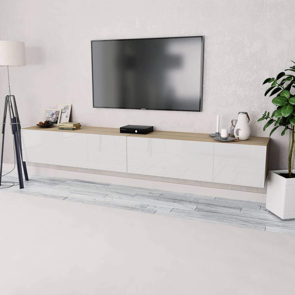 Comode Tv, 2 Buc, Pal, 120X40X34 Cm, Extralucios