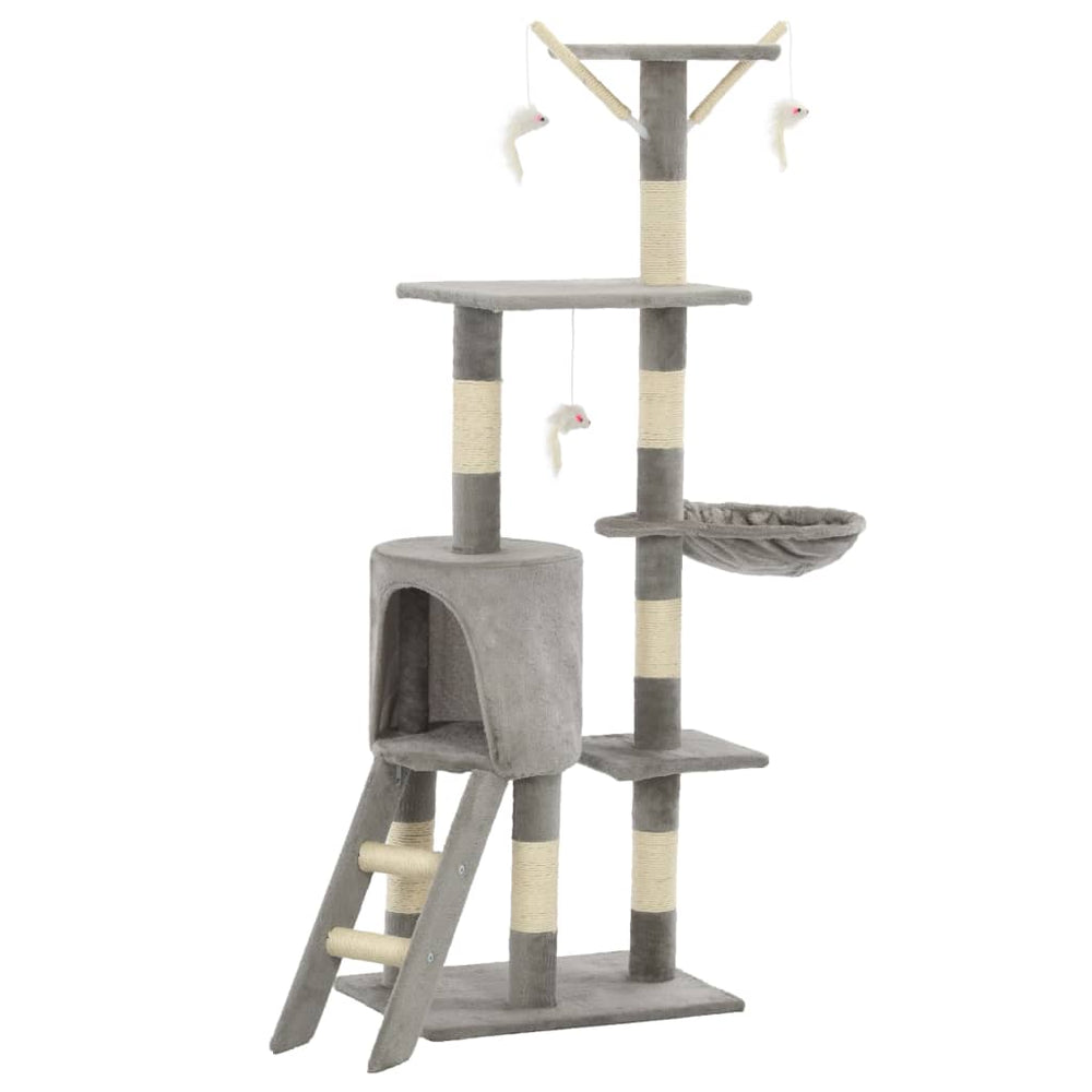 Ansamblu Pisici Cu Stâlpi Din Funie De Sisal, 138 Cm,