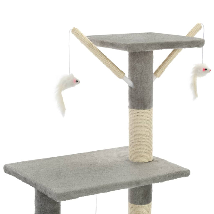 Ansamblu Pisici Cu Stâlpi Din Funie De Sisal, 138 Cm,