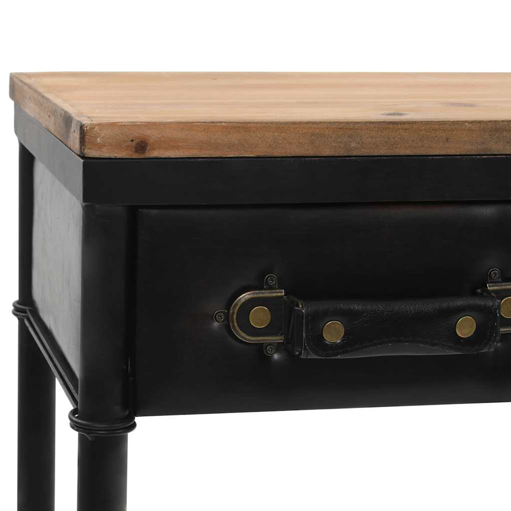 Masă Consolă, Mdf Și Lemn De Brad, 100 X 33,5 X 80 Cm