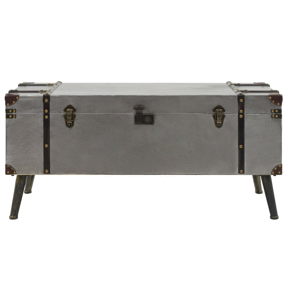 Masă De Cafea, Mdf Și Aluminiu, 102X51X47,5 Cm