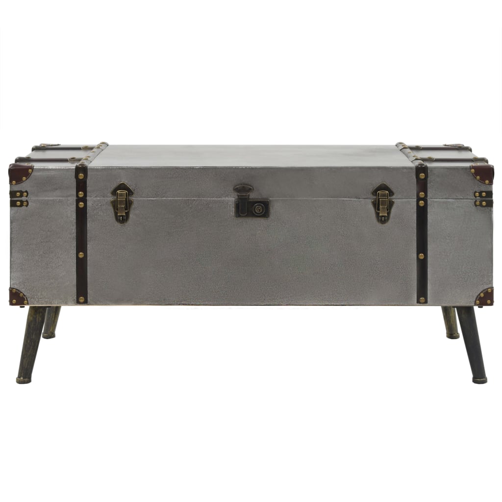 Masă De Cafea, Mdf Și Aluminiu, 102X51X47,5 Cm