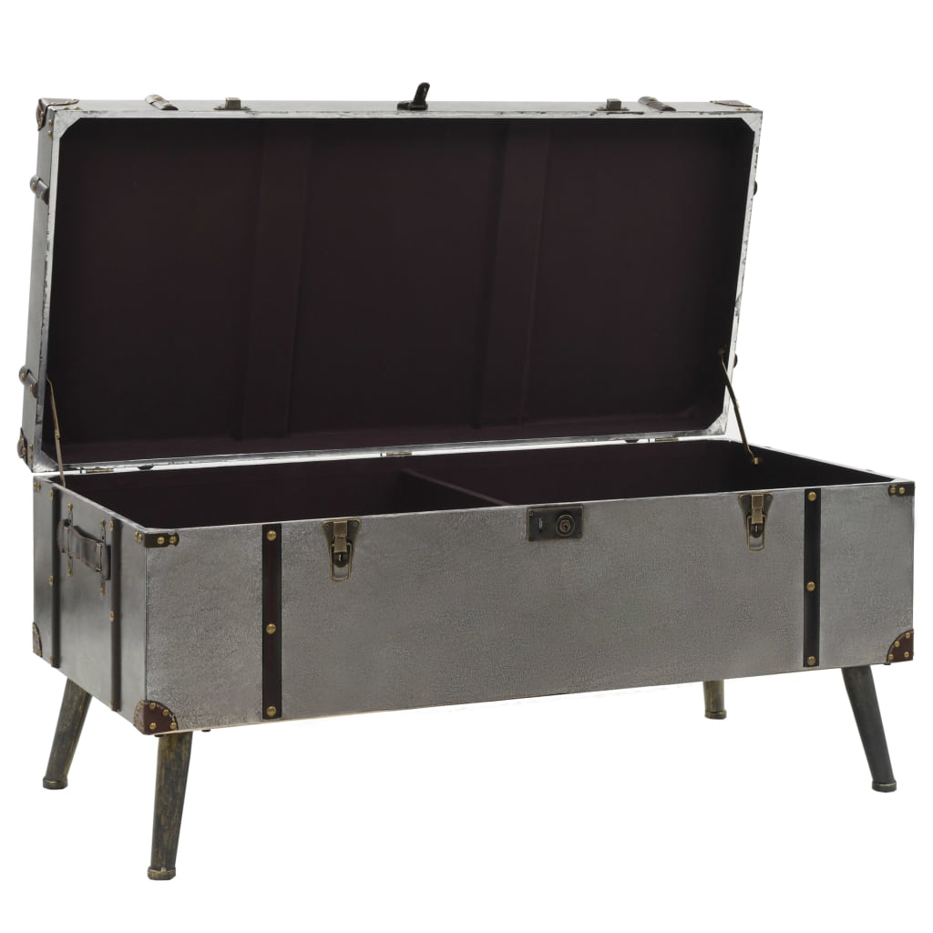 Masă De Cafea, Mdf Și Aluminiu, 102X51X47,5 Cm