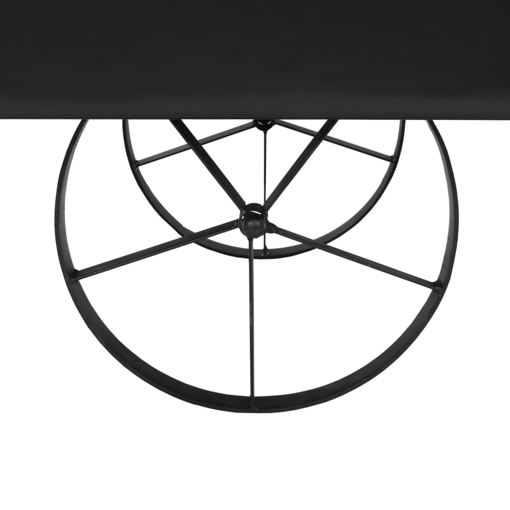 Masă De Cafea, 110 X 55 X 43 Cm, Mdf Și Lemn De Brad