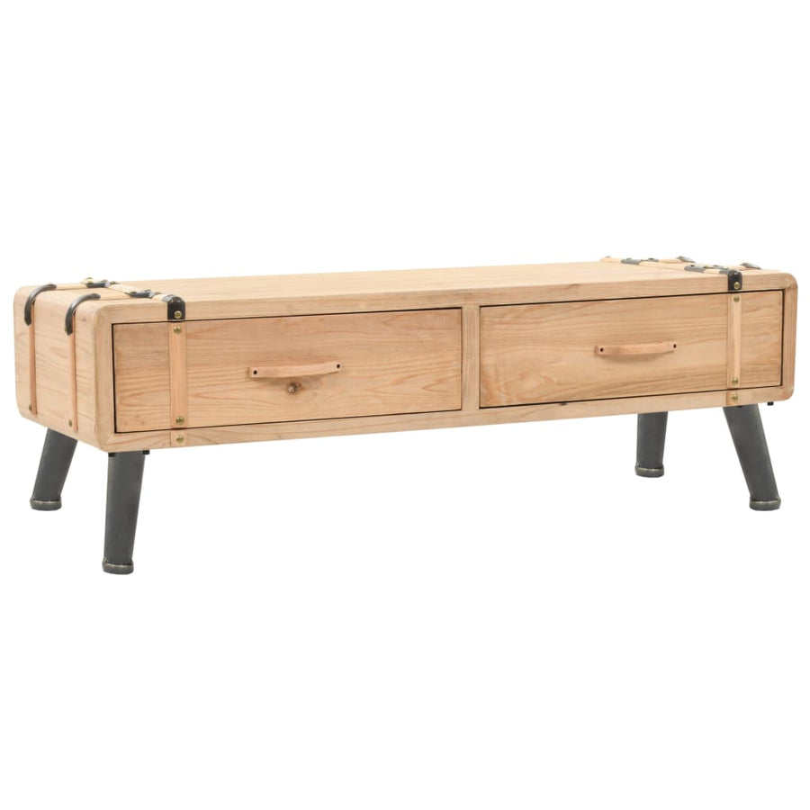 Dulap Tv Din Lemn Masiv De Brad, 120X33X35 Cm