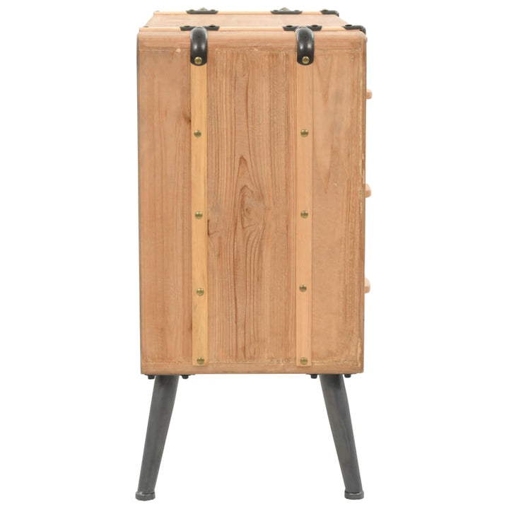 Dulap Cu Sertare, Lemn Masiv De Brad, 91 X 35 X 73 Cm