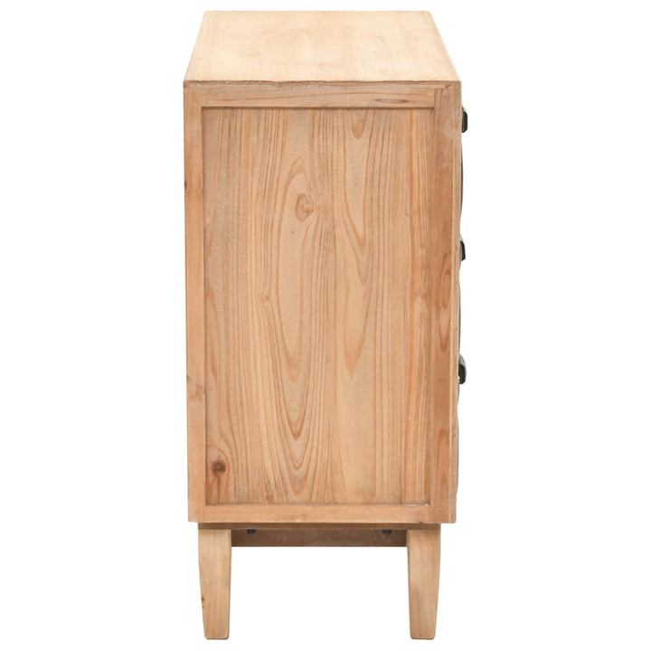 Dulap Cu Sertare, Lemn Masiv De Brad, 80 X 36 X 75 Cm