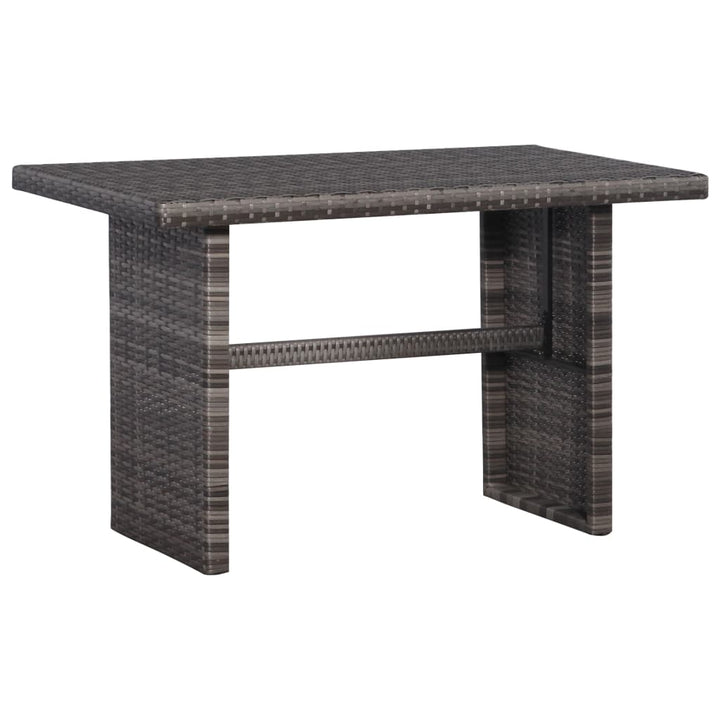 Vixl Set Mobilier Bistro Cu Perne, 3 Piese, , Poliratan