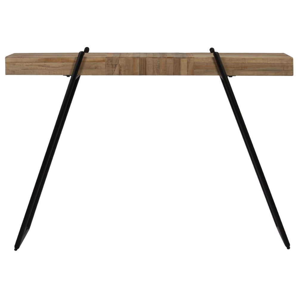 Masă Consolă, 120 X 35 X 81 Cm, Lemn De Tec Reciclat