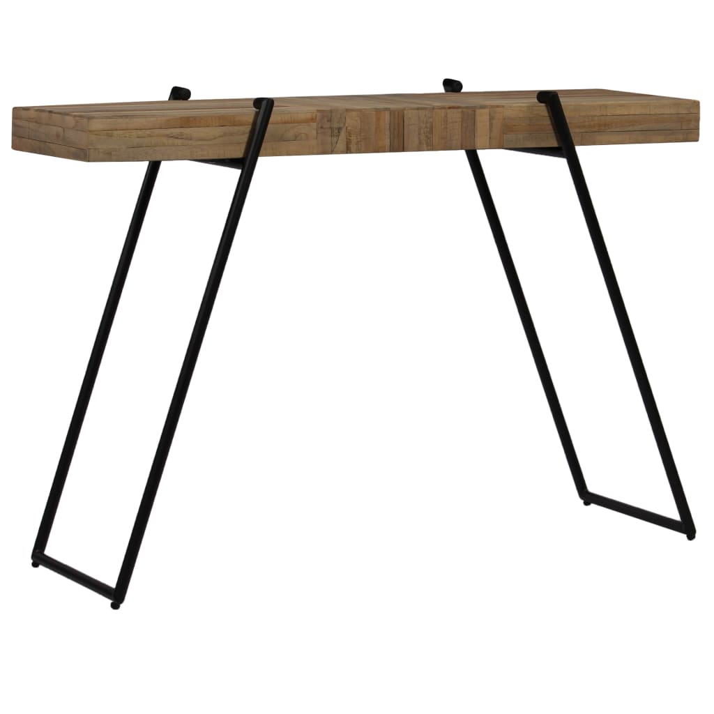 Masă Consolă, 120 X 35 X 81 Cm, Lemn De Tec Reciclat