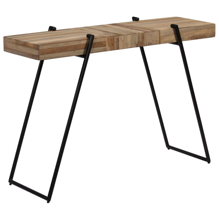 Masă Consolă, 120 X 35 X 81 Cm, Lemn De Tec Reciclat