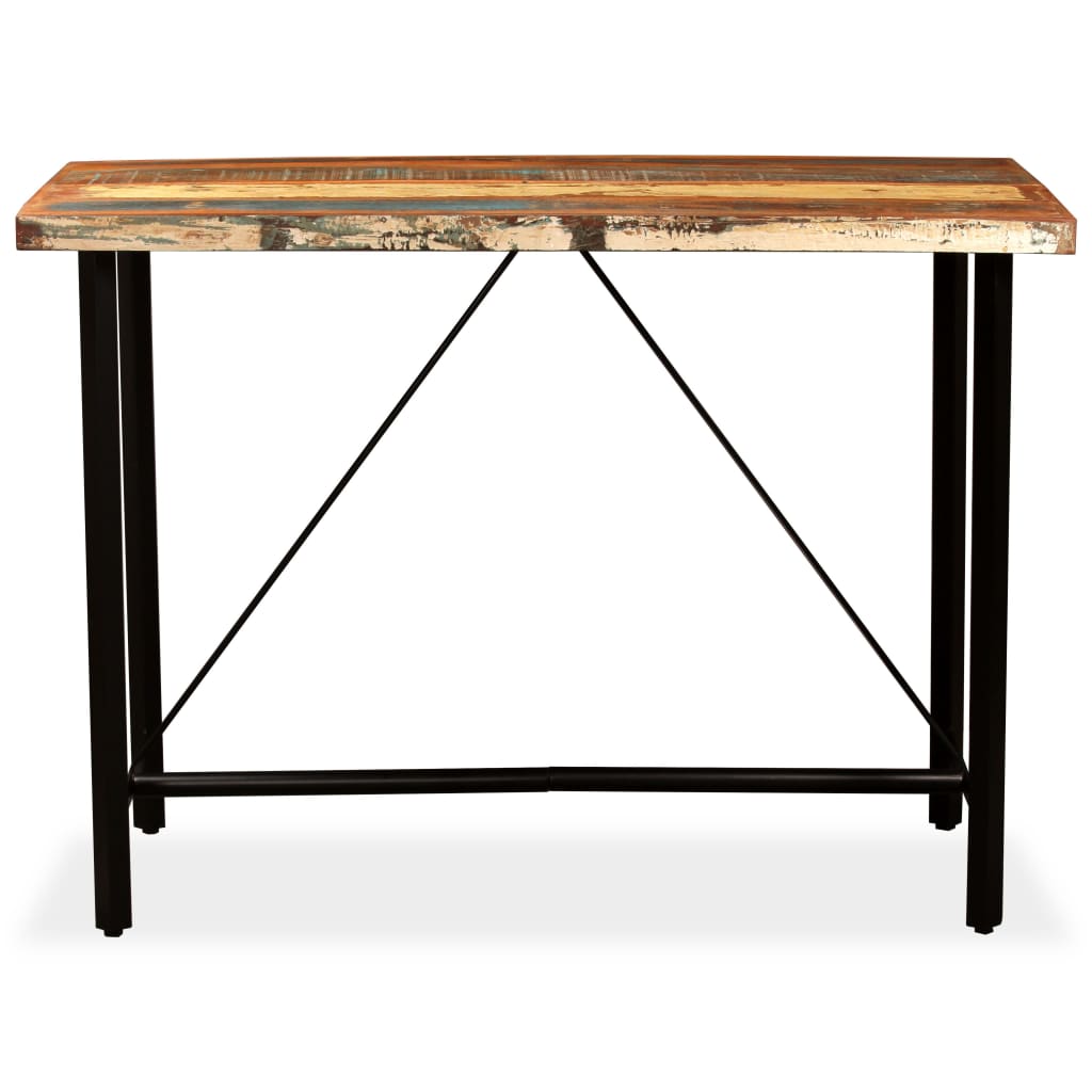 Set Mobilier De Bar, 7 Piese, Lemn Masiv Reciclat