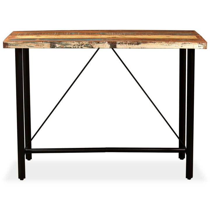 Set Mobilier De Bar, 7 Piese, Lemn Masiv Reciclat
