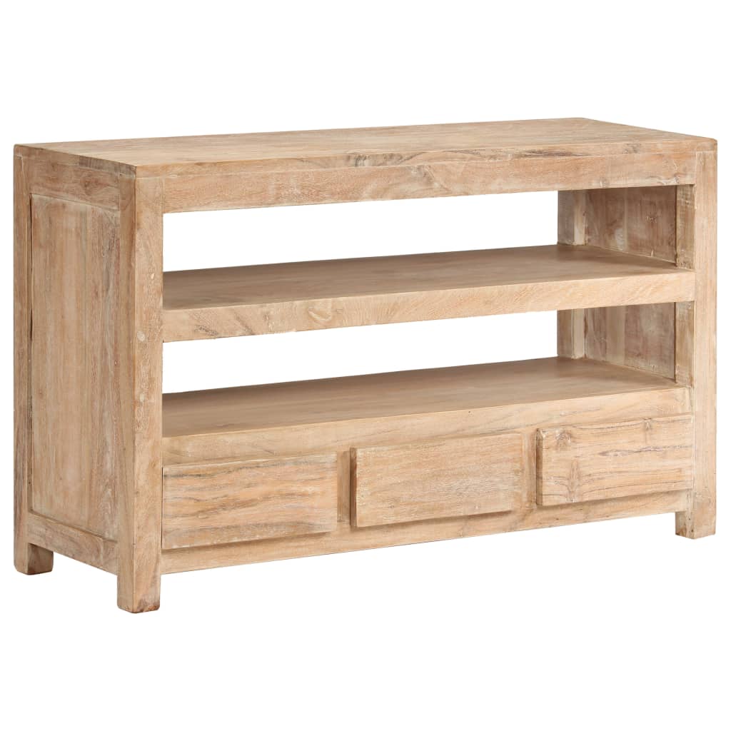 Comodă Tv, Lemn Masiv De Acacia, 90 X 30 X 55 Cm,