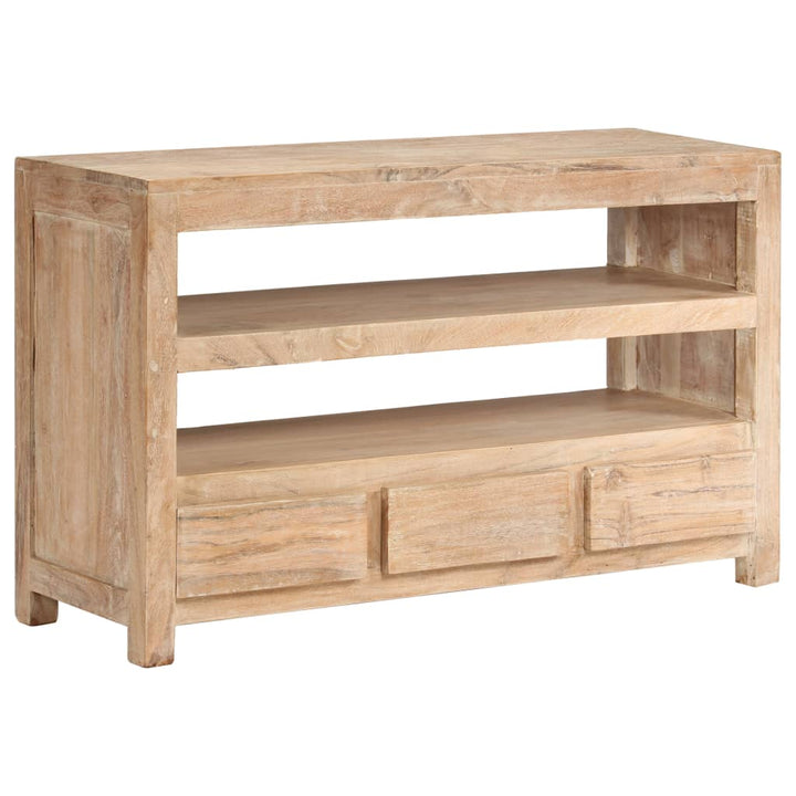 Comodă Tv, Lemn Masiv De Acacia, 90 X 30 X 55 Cm,