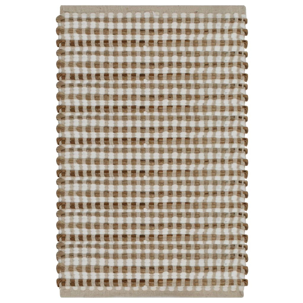 Set Covoraș De Baie Lucrat Manual, Natural Și , Iută Textil