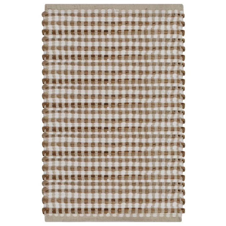 Set Covoraș De Baie Lucrat Manual, Natural Și , Iută Textil