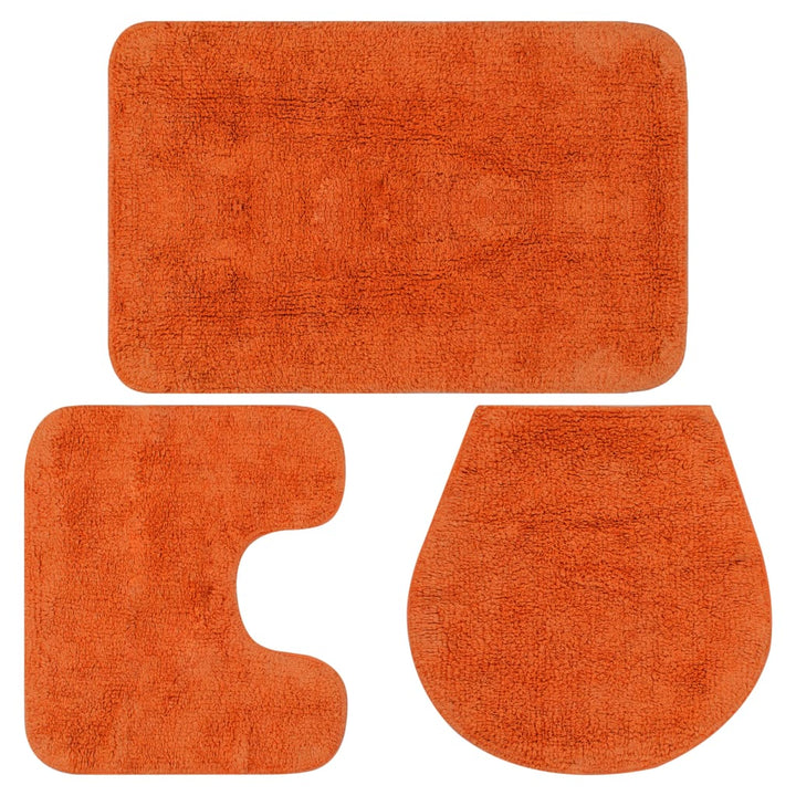 Set Covorașe Baie, 3 Piese, , Textil