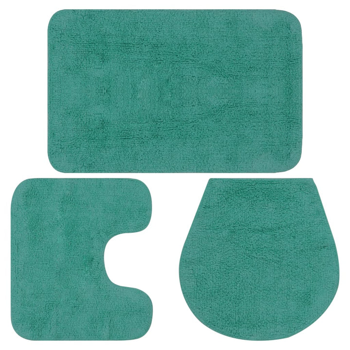 Set Covorașe Baie, 3 Piese, , Textil