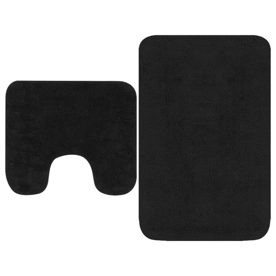 Set Covorașe Baie, 2 Buc., Textil,