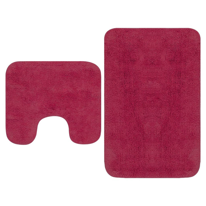 Set Covorașe Baie, 2 Buc., Textil,