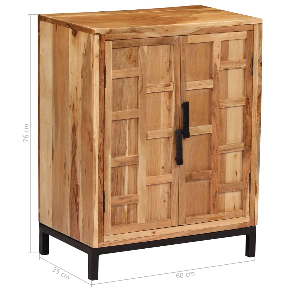 Servantă, Maro, 60X35X76 Cm, Lemn Masiv De Acacia