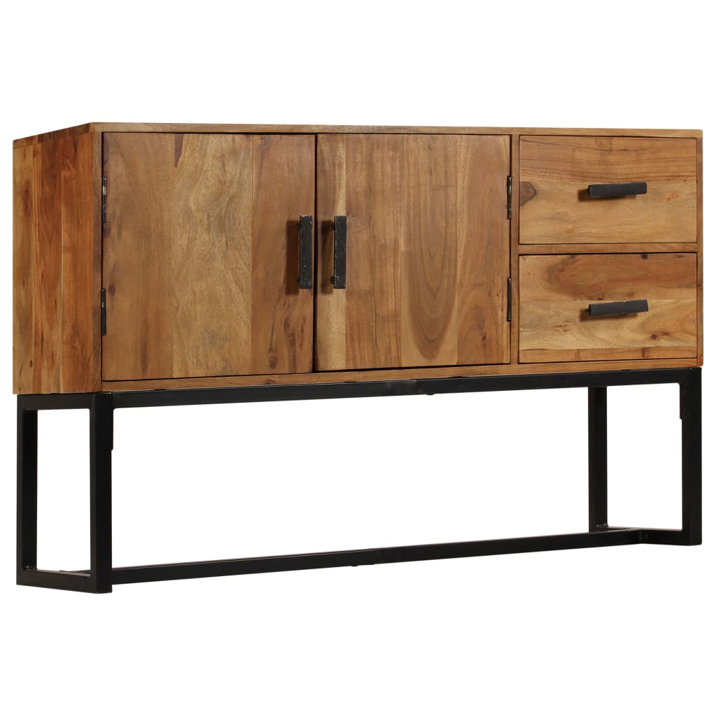 Servantă, Maro, 110X30X70 Cm, Lemn Masiv De Acacia