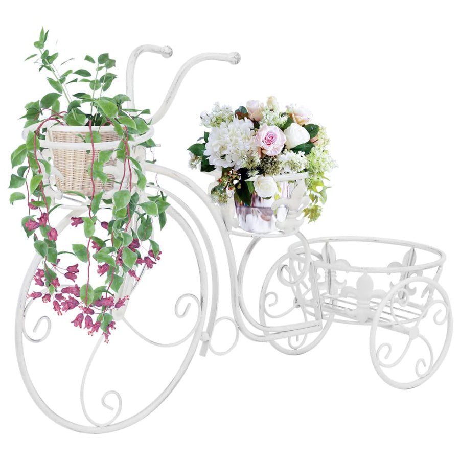 Suport Plante În Formă De Bicicletă, Metal, În Stil Vintage