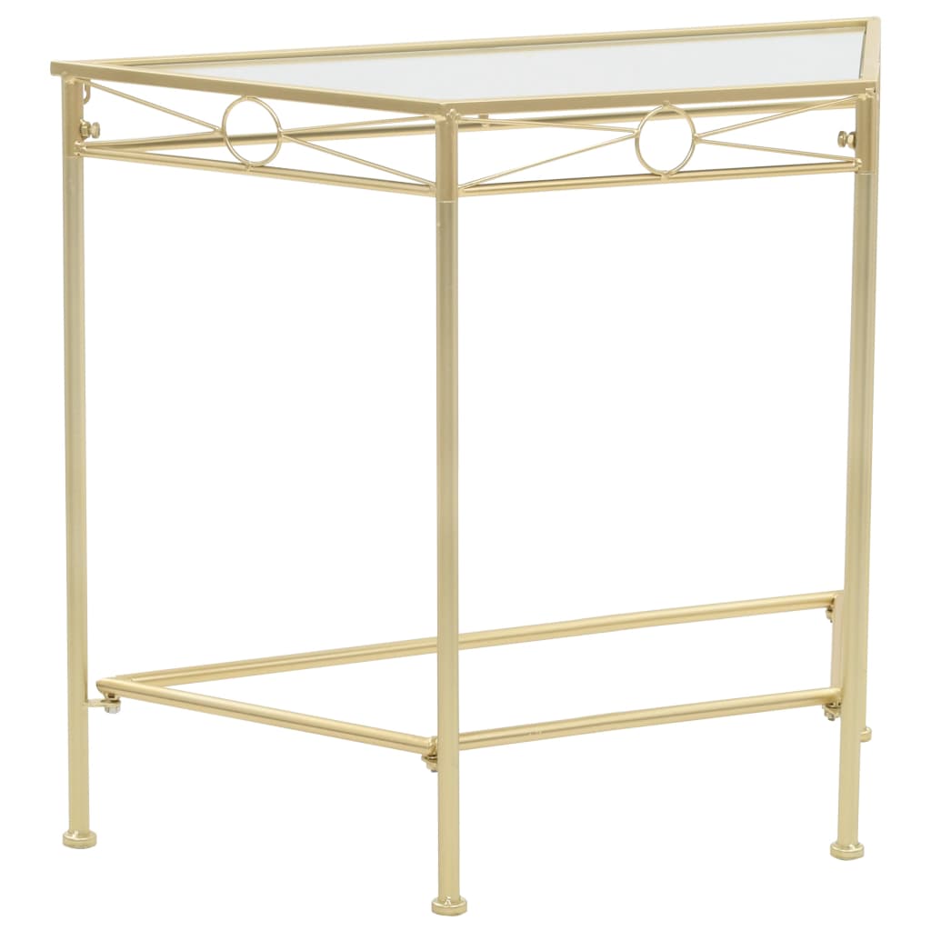 Masă Laterală Stil Vintage, , 87 X 34 X 73 Cm, Metal