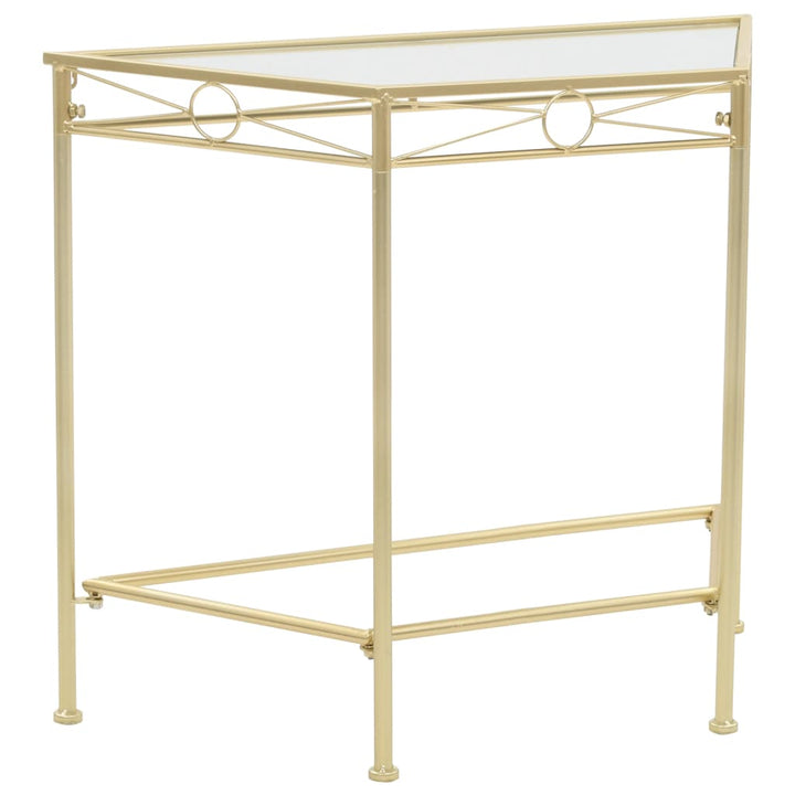 Masă Laterală Stil Vintage, , 87 X 34 X 73 Cm, Metal