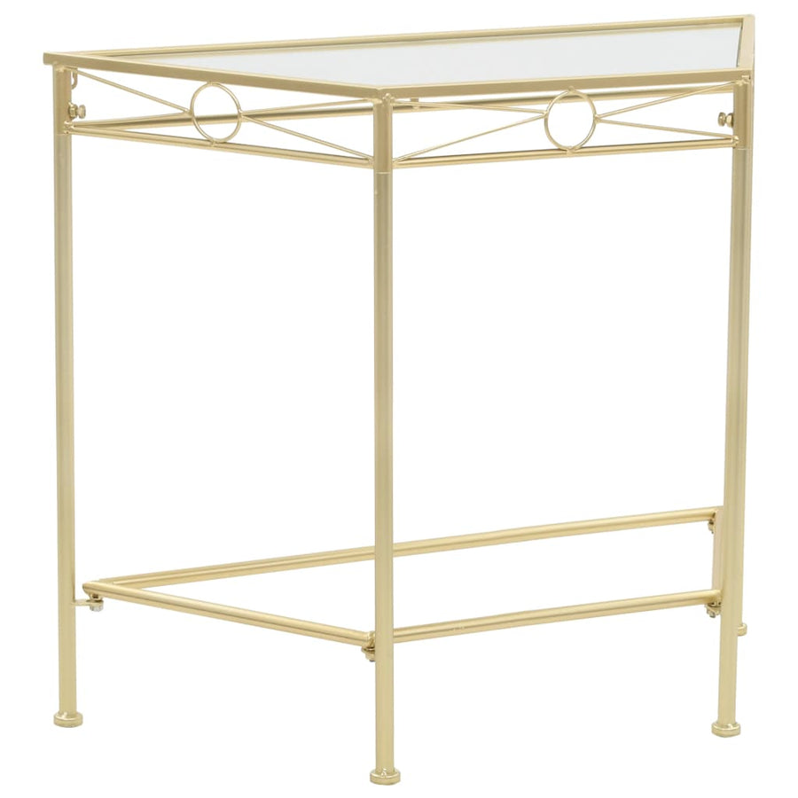 Masă Laterală Stil Vintage, , 87 X 34 X 73 Cm, Metal