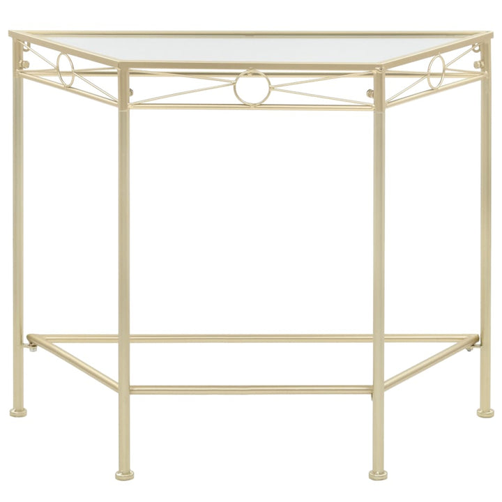 Masă Laterală Stil Vintage, , 87 X 34 X 73 Cm, Metal