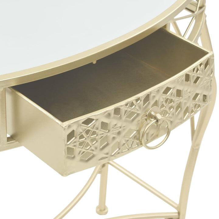Masă Laterală Stil Franțuzesc, , 82 X 39 X 76 Cm, Metal