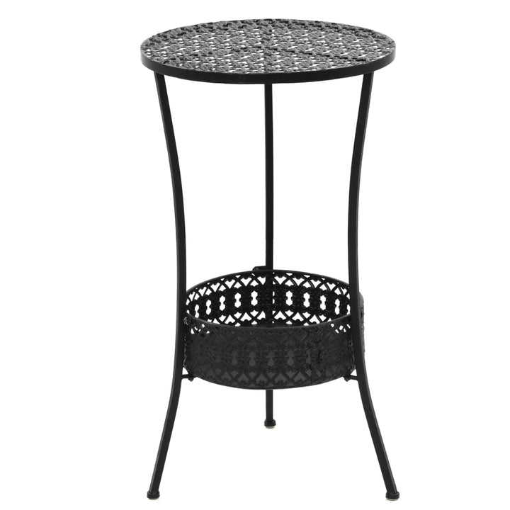 Masă De Bistro, Negru, 40 X 70 Cm, Metal