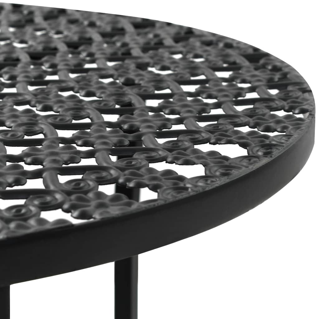 Masă De Bistro, Negru, 40 X 70 Cm, Metal