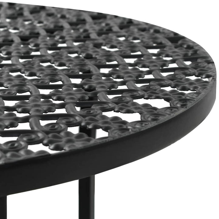 Masă De Bistro, Negru, 40 X 70 Cm, Metal