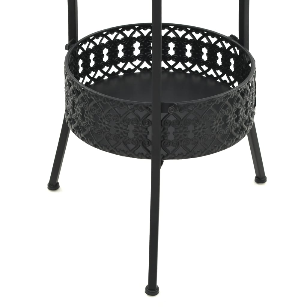 Masă De Bistro, Negru, 40 X 70 Cm, Metal