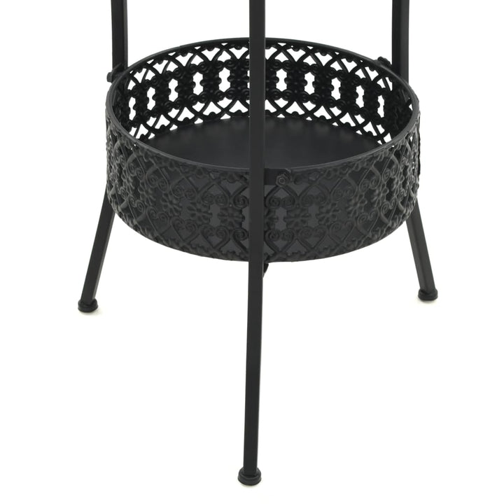 Masă De Bistro, Negru, 40 X 70 Cm, Metal