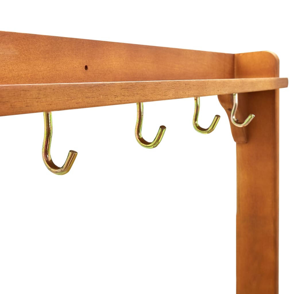 Cărucior Bucătărie Grădină, 92X43,5X141,5 Cm, Lemn De Acacia