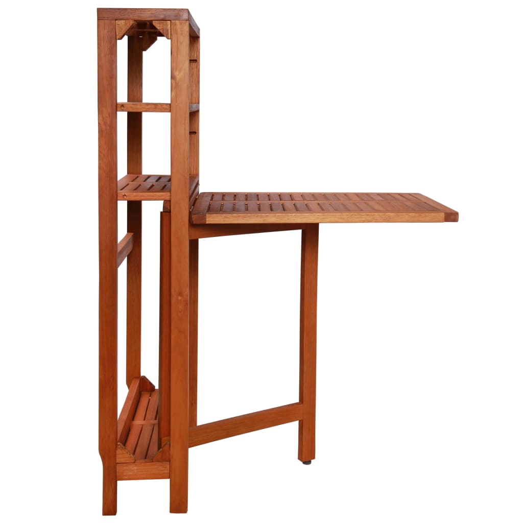 Set Mobilier Bistro Pliabil, 3 Piese, Lemn Masiv De Acacia