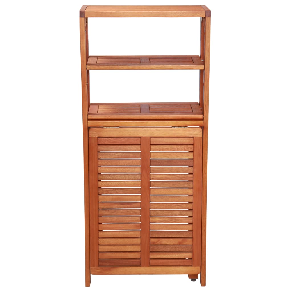 Set Mobilier Bistro Pliabil, 3 Piese, Lemn Masiv De Acacia