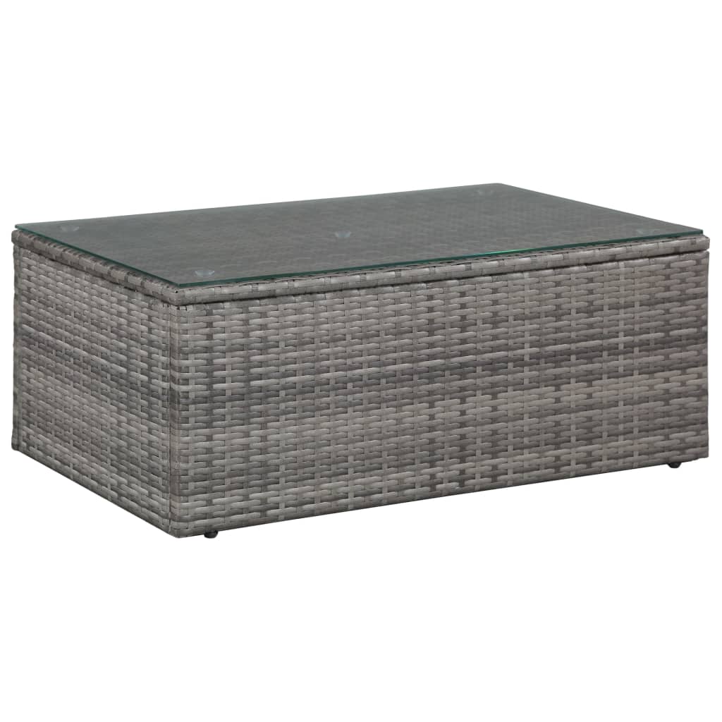 Set Mobilier De Grădină Cu Perne, 4 Piese, , Poliratan