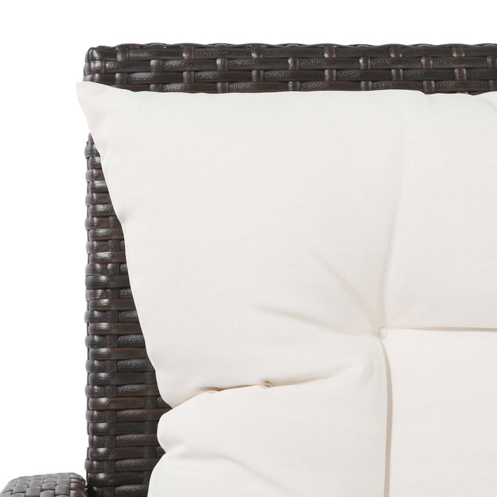 Set Mobilier De Grădină Cu Perne, 5 Piese, , Poliratan