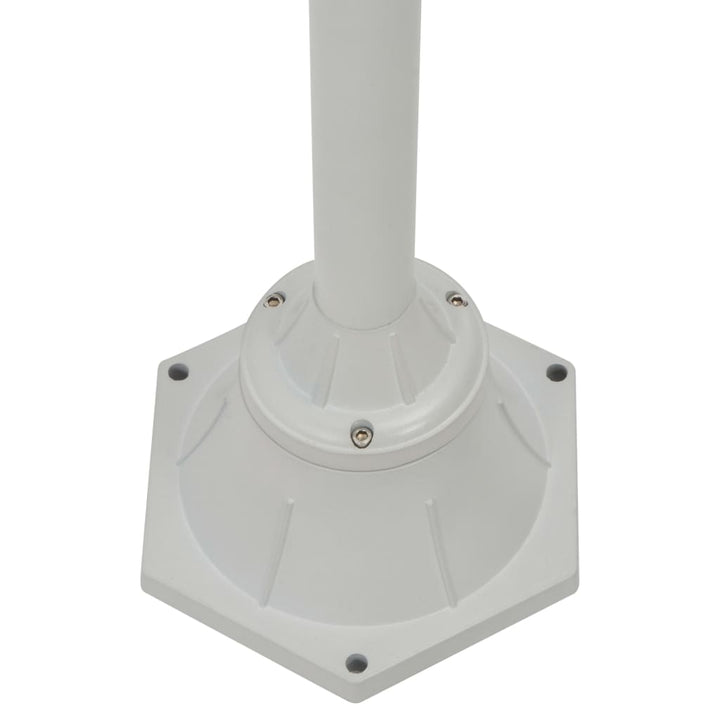 Stâlp Cu Lumini De Grădină E27 220 Cm, Aluminiu 2 Lămpi,