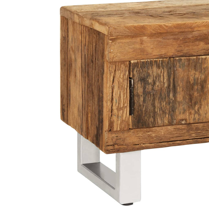 Comodă Tv, 140 X 30 X 40 Cm, Lemn Masiv Reciclat