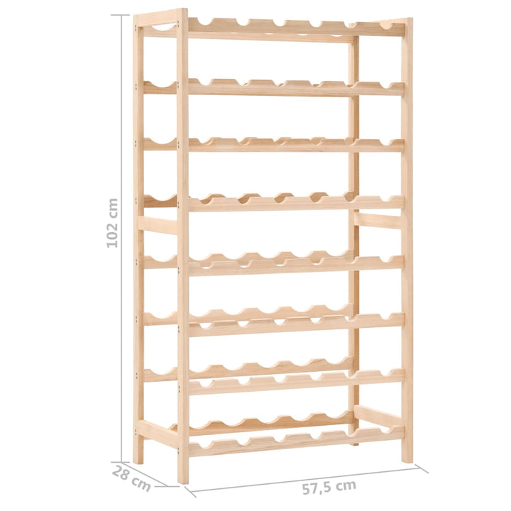 Suport Sticle De Vin, Lemn De Cedru, 57,5 X 28 X 102 Cm